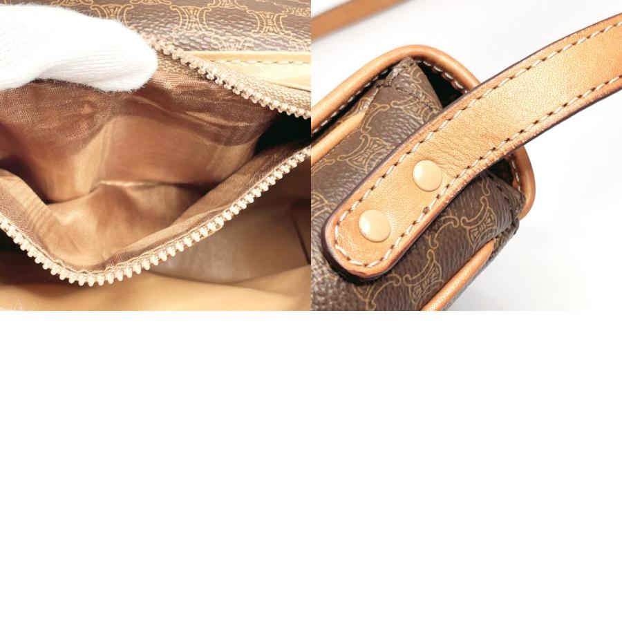 CELINE（セリーヌ） ショルダーバッグ マカダム PVC ブラウン