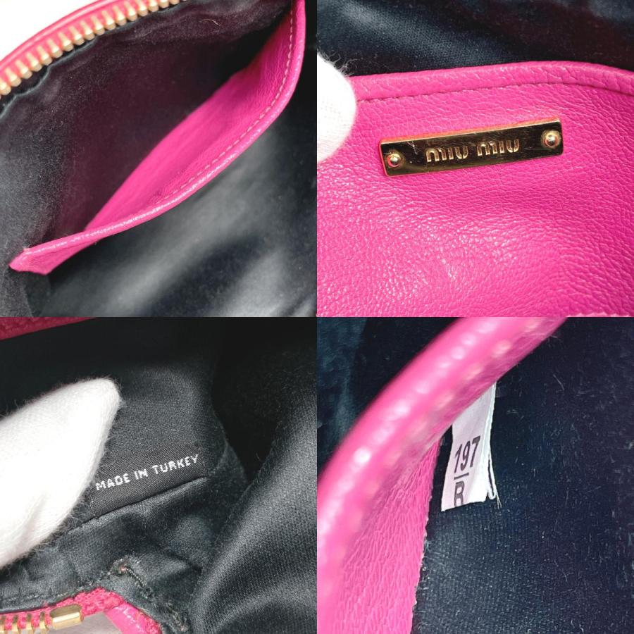 miu miu（ミュウミュウ） ショルダーバッグ ポシェット マドラス 197/B