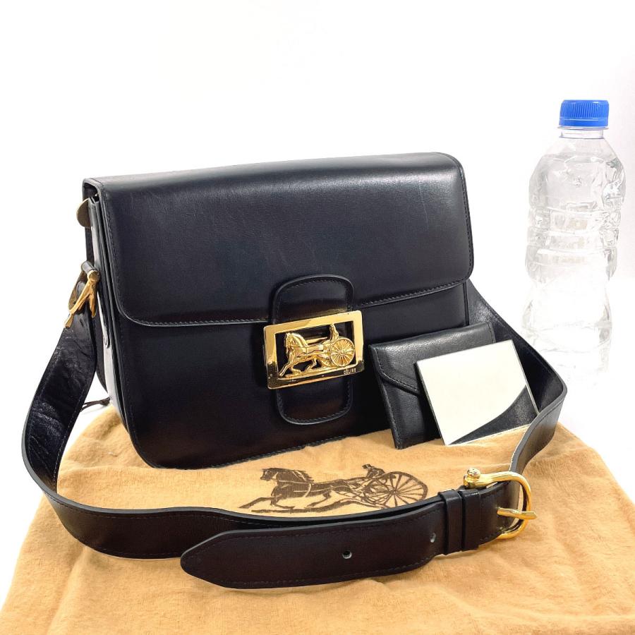 CELINE（セリーヌ） ショルダーバッグ 馬車金具 オールドセリーヌ