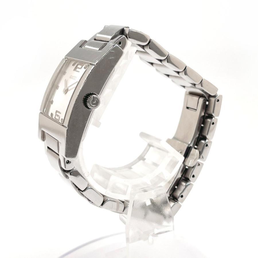 GUCCI（グッチ） 腕時計 7700L ステンレススチール シルバー ホワイト