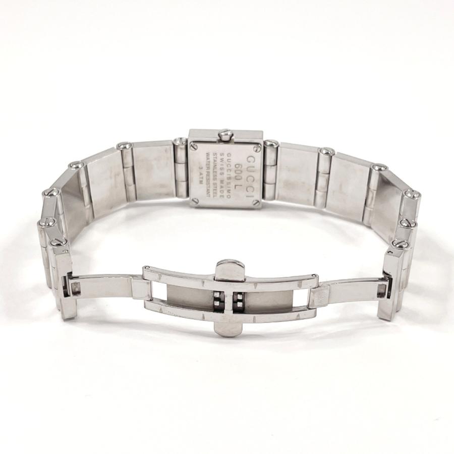 GUCCI（グッチ） 腕時計 600L ステンレススチール シルバー ブラック