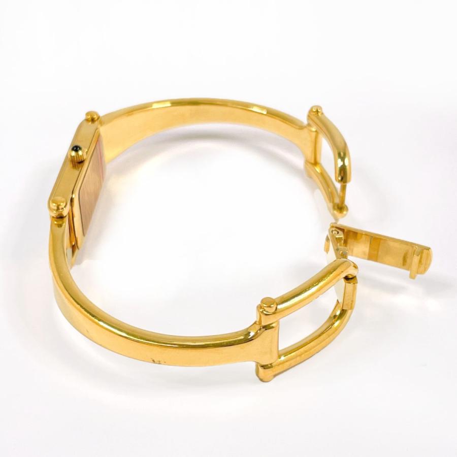 GUCCI（グッチ） 腕時計 1500L ステンレススチール ゴールド ブラック