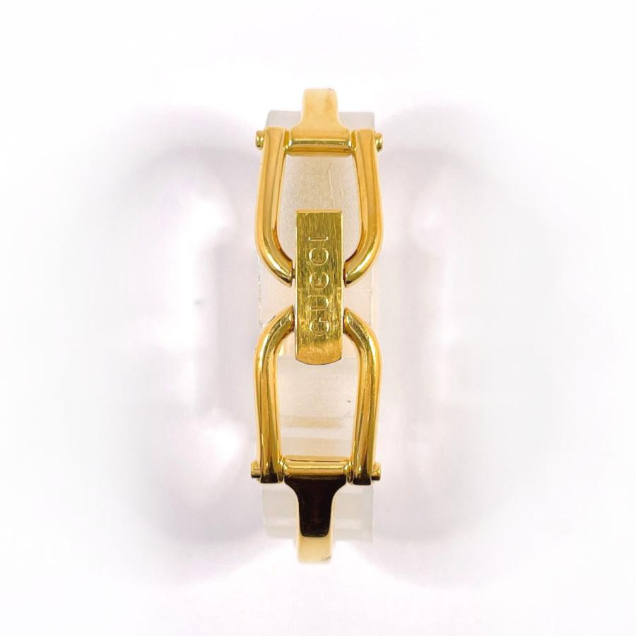 GUCCI（グッチ） 腕時計 1500L ステンレススチール ゴールド ブラック