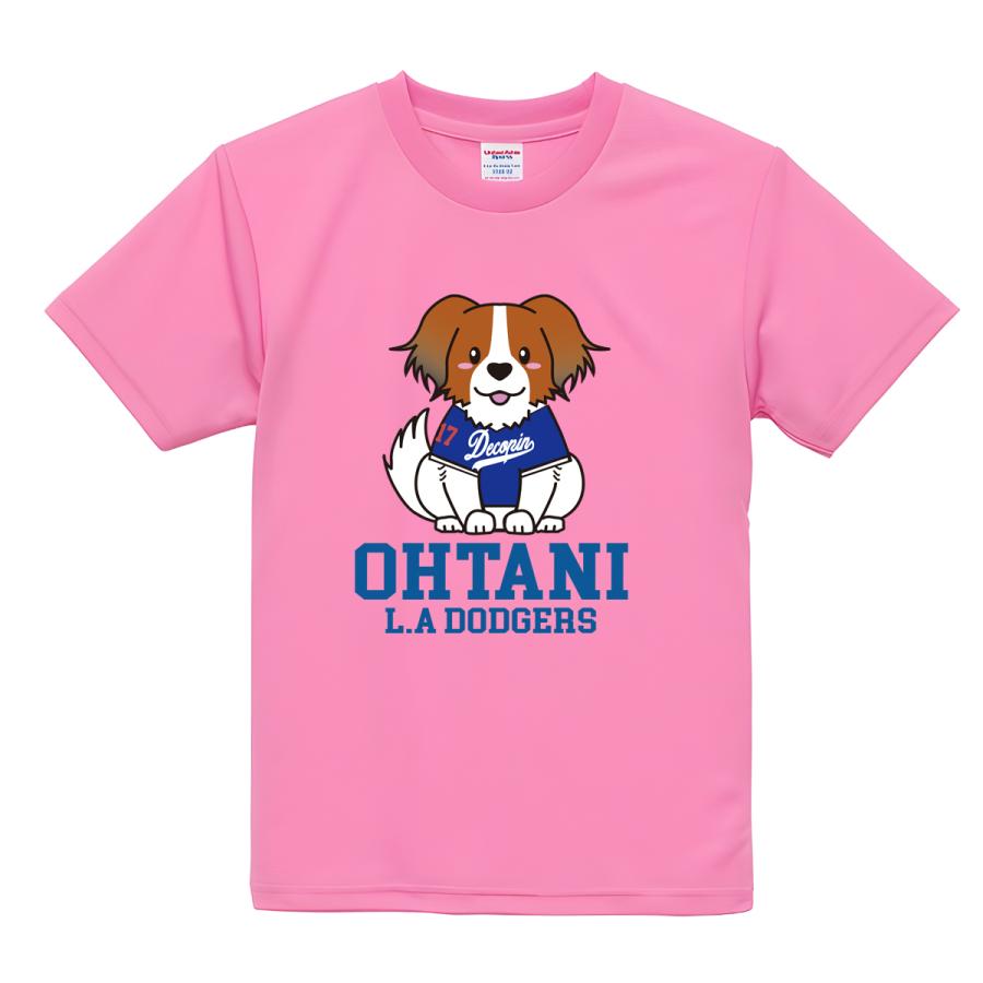 大谷翔平 デコピン グッズ Tシャツ MLB ドジャース風 ユニフォーム