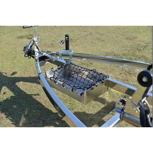 大型品】 サイド ストレージ ボックス ステンレス 専用ネット付