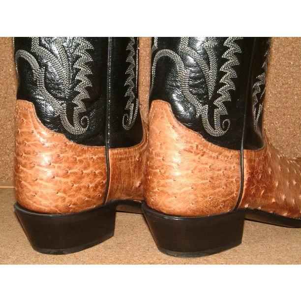 本物 【TONY LAMA トニーラマ】 最高級 オーストリッチ ダチョウ 皮革