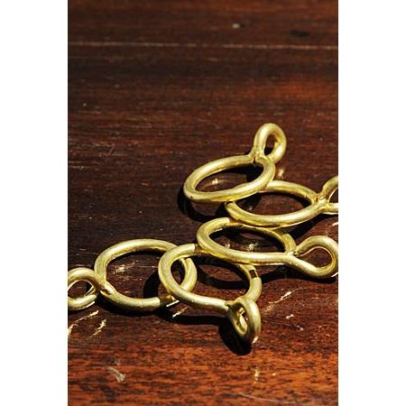 真鍮 カーテンリング おしゃれ リングランナー レトロ アンティーク調