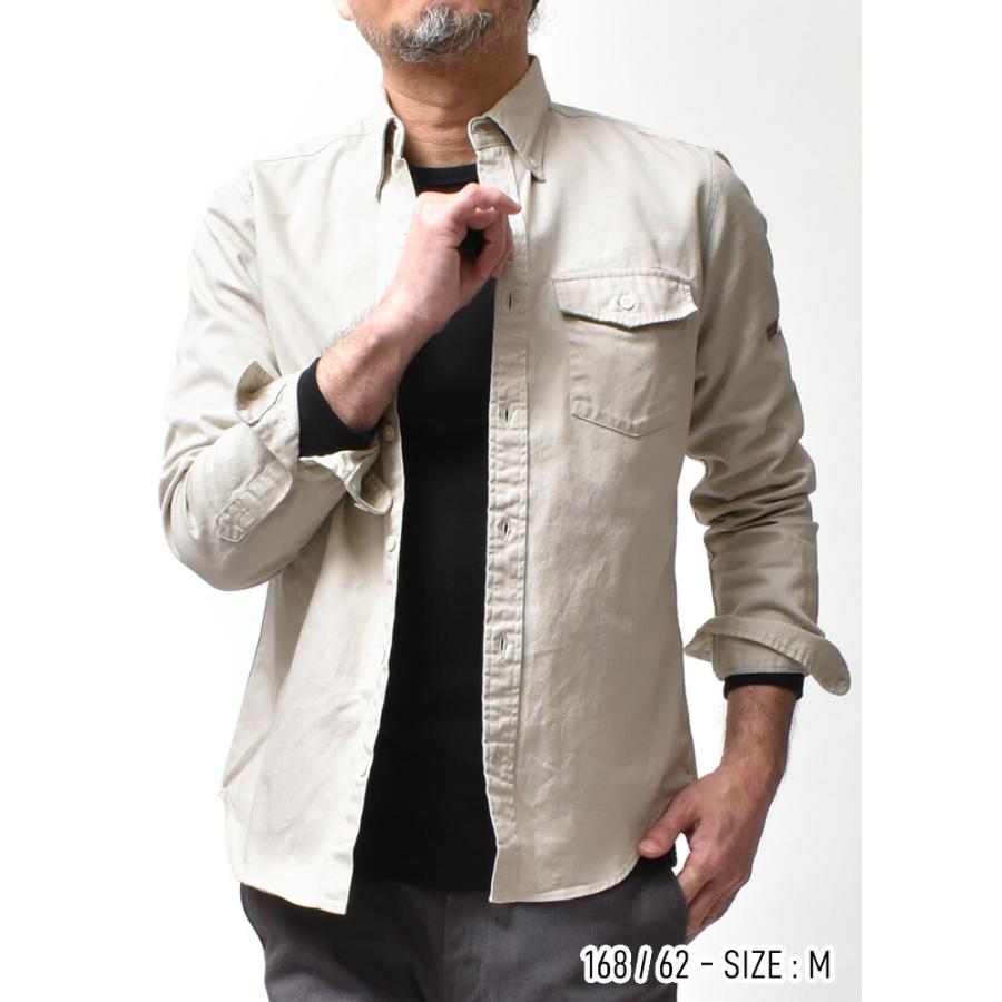 ボタンダウン オックスフォードシャツ メンズ 長袖 日本製 厚手 綿100