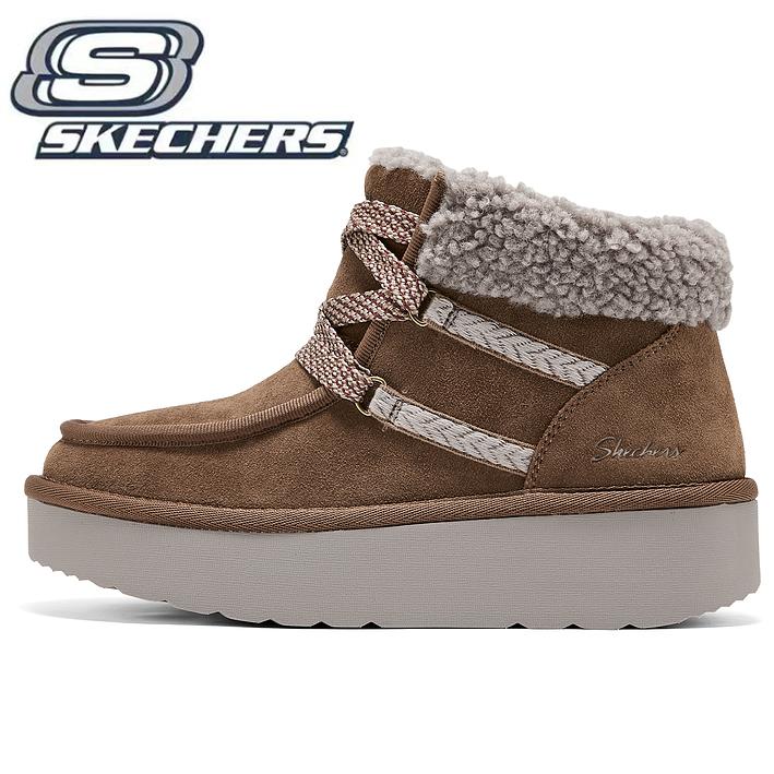 SKECHERS（スケッチャーズ） レディース スニーカーブーツ ボア付き