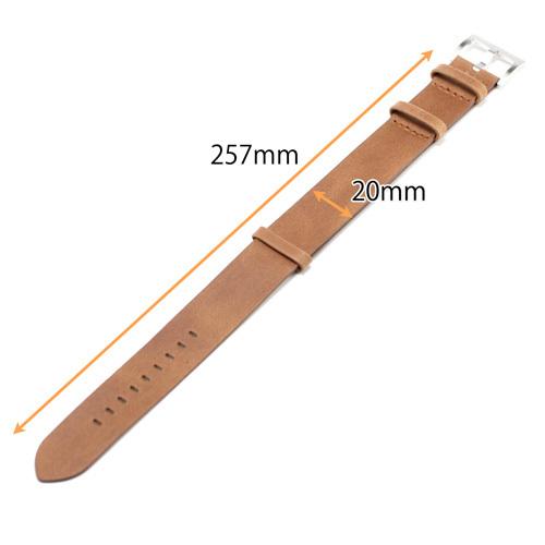 HAMILTON（ハミルトン） カーキフィールドメカ用 純正レザーストラップ