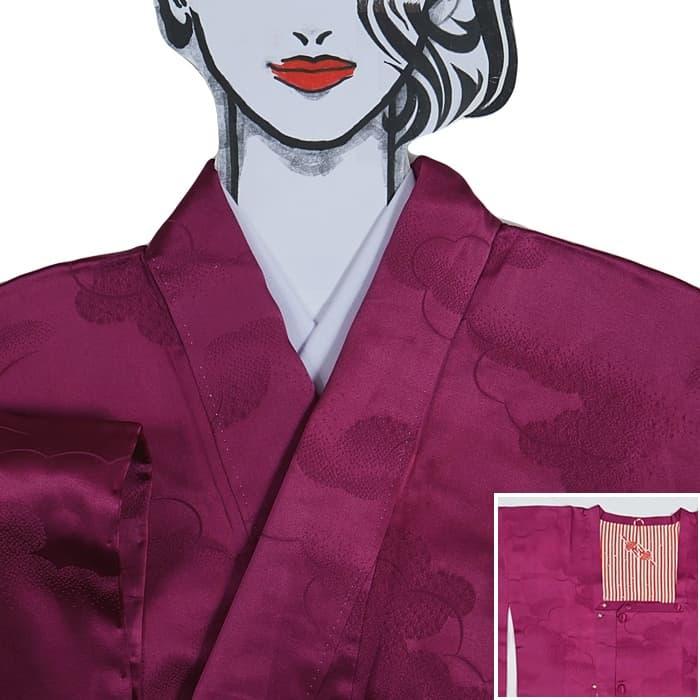 色無地 着物 美品 リサイクル 道行コート セット 正絹 身丈164m 裄64cm