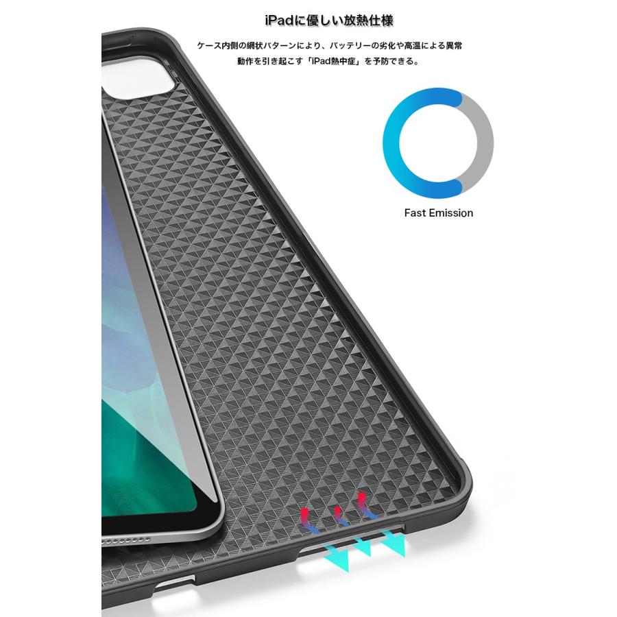 iPad Pro ケース 12.9インチ 新型 12.9 第6世代 Apple pencil充電対応