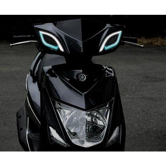 デイライト ブルー LED フラッシャーセット ライトスモークレンズ