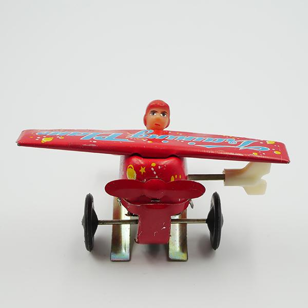 ブリキ おもちゃ 昭和レトロ 飛行機 traning plane 完成品
