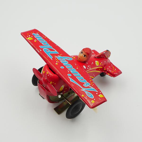 ブリキ おもちゃ 昭和レトロ 飛行機 traning plane 完成品