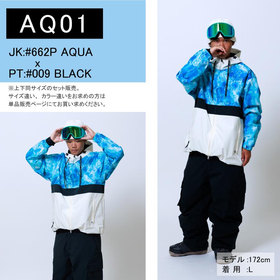 JACKFROST13 スノボウェア クラシック スノーボード ウェア 上下セット