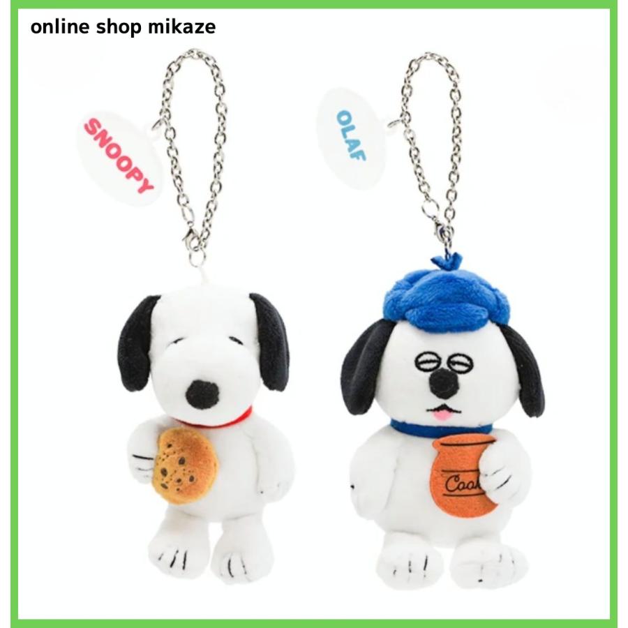 USJ スヌーピー ぬいぐるみキーチェーン スヌーピー&オラフ お土産