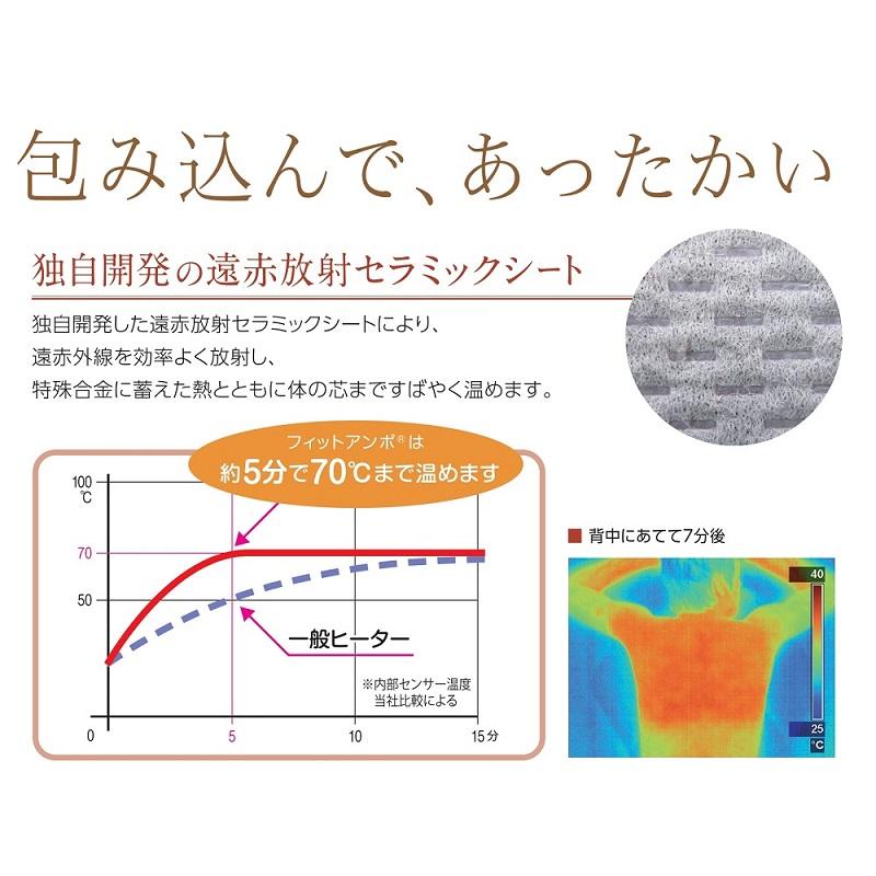 フィットアンポFA-2 タイマーなし 丸央産業 遠赤放射 セラミック