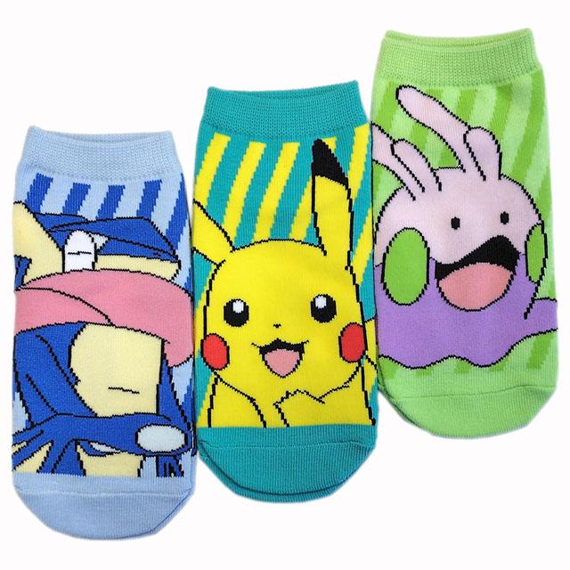 Pokemon（ポケモン） 靴下 ソックス 3足セット ポケットモンスター