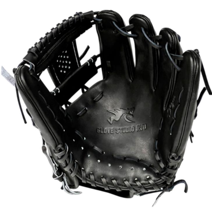 RYU 硬式グローブ 内野手用 右投げ用 G502型 門脇モデル ブラック 限定