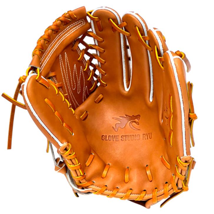RYU 硬式グローブ 投手ピッチャー用 右投げ用 限定ラベル 野球 リュウ