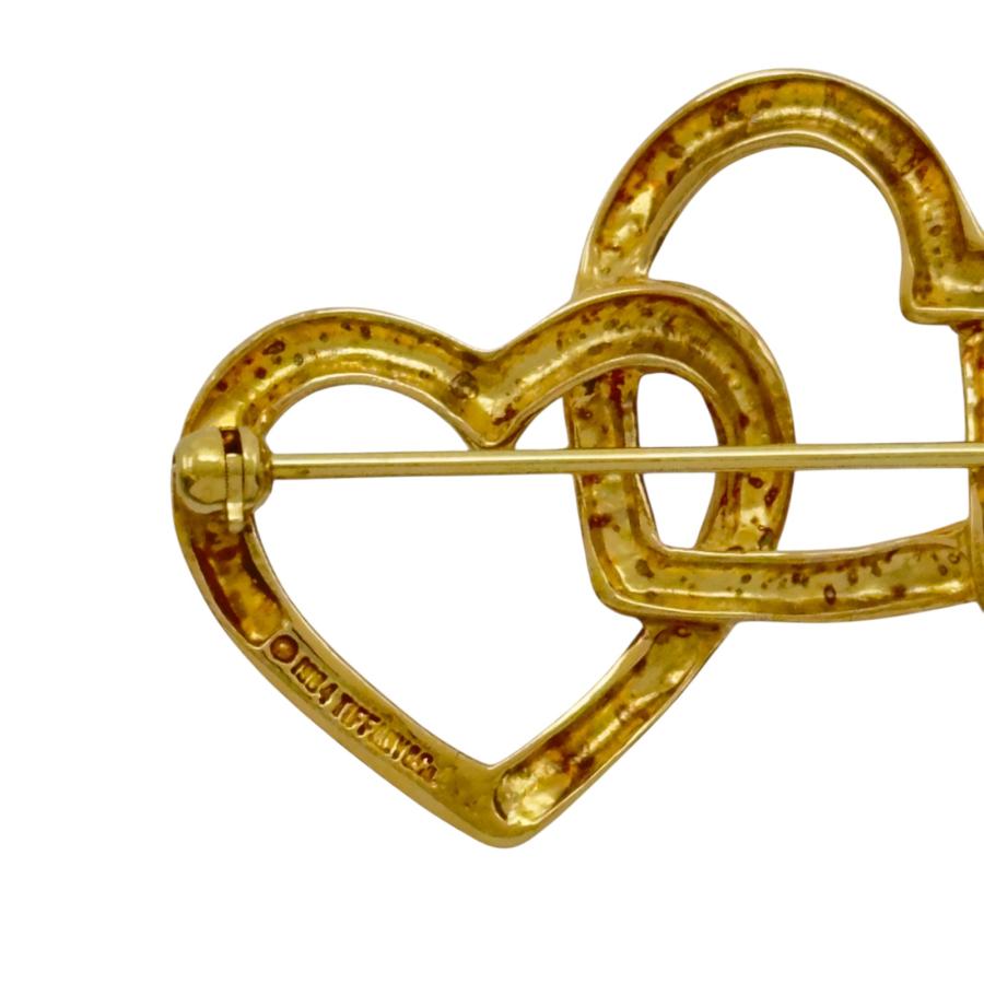 TIFFANY&Co.（ティファニー） TIFFANY＆CO トリプルハートブローチ