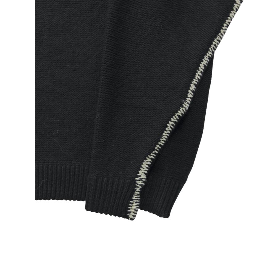 BAL（バル） SALE 50%OFF bal STITCHED DROP SHOULDER SWEATER BLACK