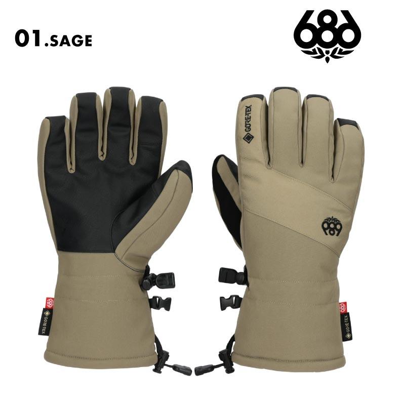 686（シックスエイトシックス） メンズ GORE-TEX 5指グローブ スマホ