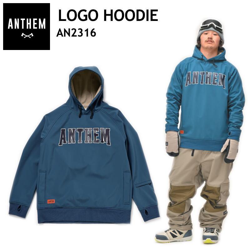 ○ 23-24 ANTHEM LOGO HOODIE NILE BLUE AN2316 アンセム スノボウェア