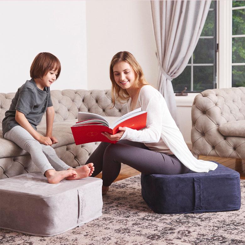 トランポリン OPPOMAN くすみカラーシリーズ オッポマン オットマン