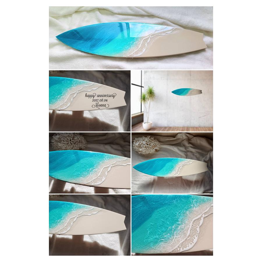 Leaf Edgez Ocean Resin art（オーシャンレジンアート）サーフボード型