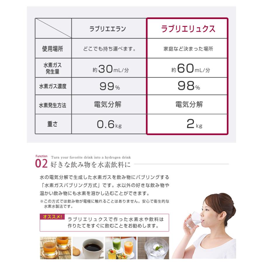 水素吸入器 ラブリエリュクス HA-002 電解補助液 ネックセット
