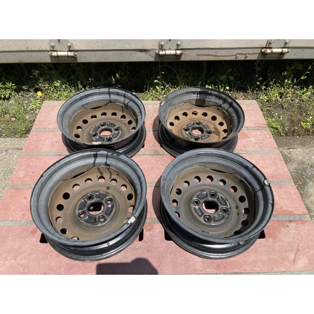 スズキ 純正 13 インチ 鉄 スチール ホイール 4本 セット AZワゴン