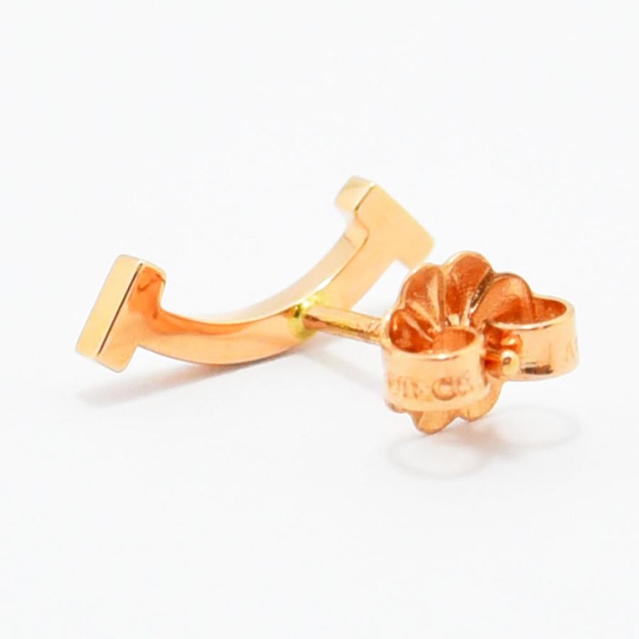 TIFFANY&Co.（ティファニー） ピアス Tスマイル 片側 片耳 K18PG 750