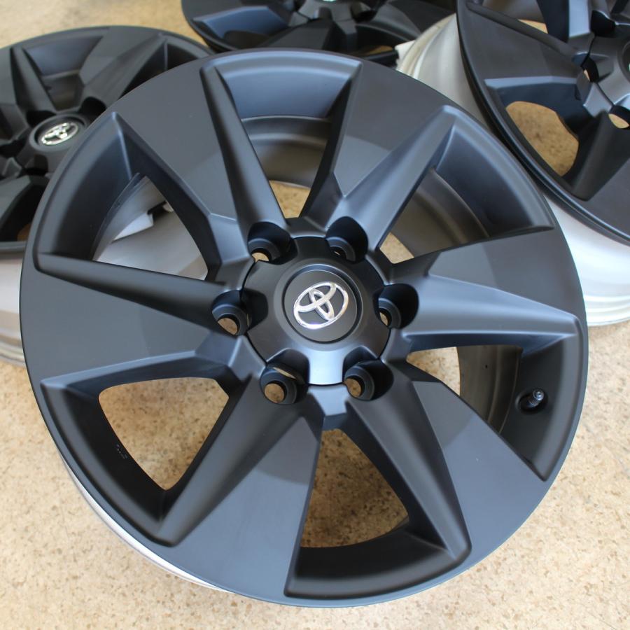 ランドクルーザー TOYOTA プラド 純正 17インチ マットブラック