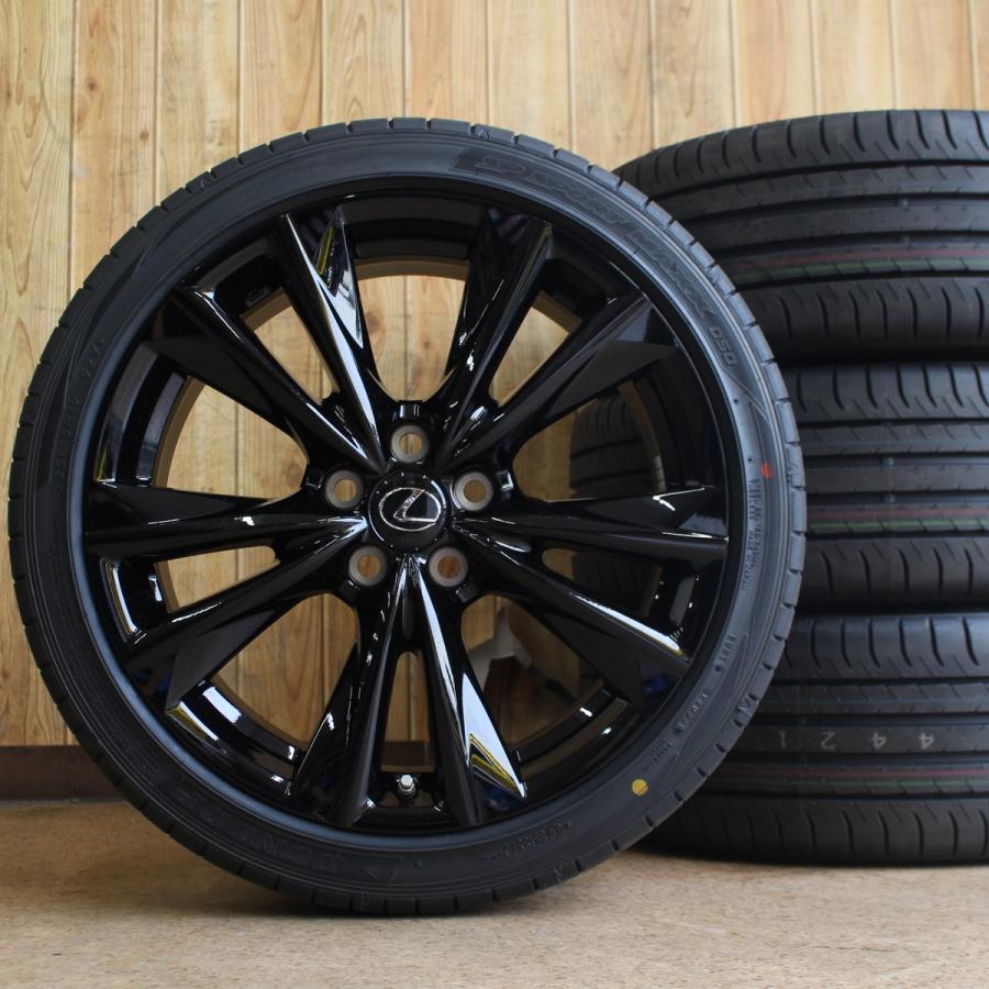 レクサス（LEXUS） ES F-SPORT 純正 新車外し 19インチ ブラック