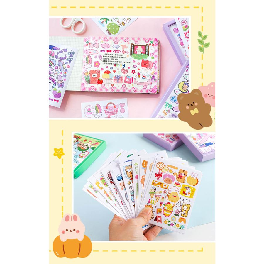 即納 コラージュシール 大容量 50枚 約700〜850図柄 シールシート 型