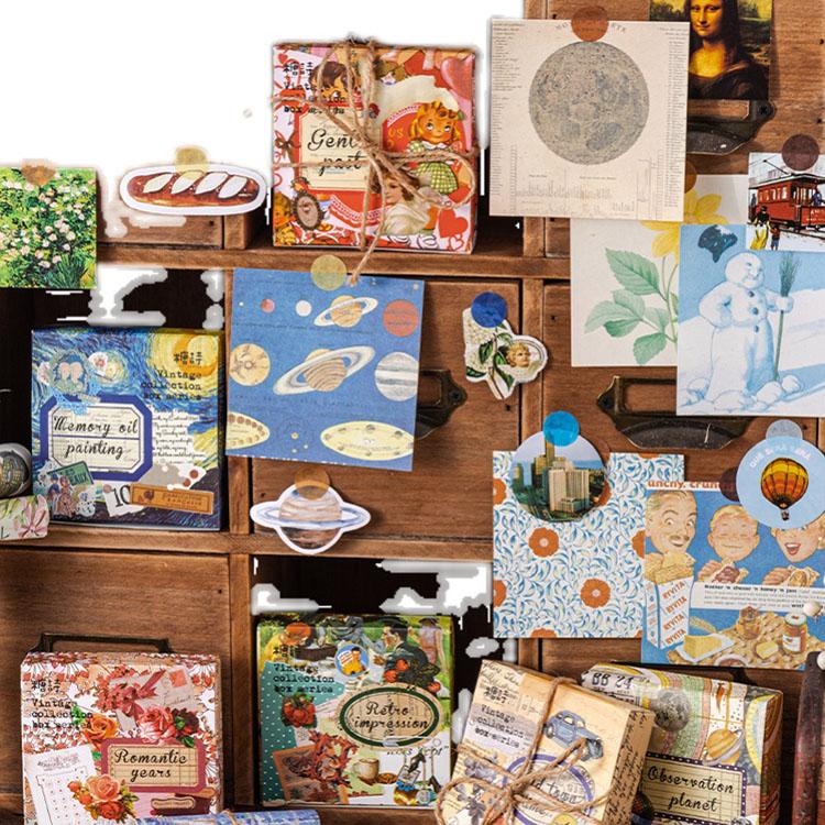 大容量 シール詰め合わせ セット 100点 3種素材 フレークシール シール