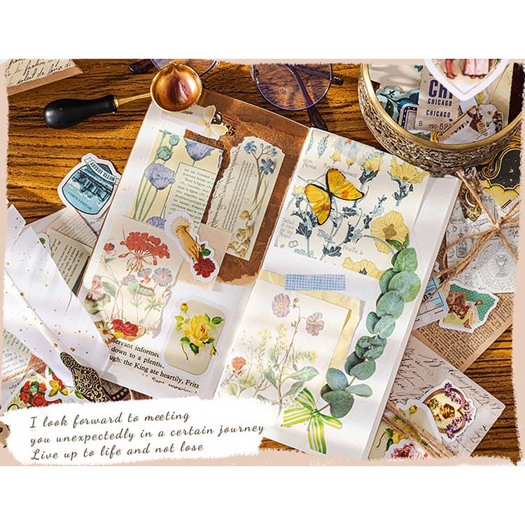 大容量 シール詰め合わせ セット 100点 3種素材 フレークシール シール