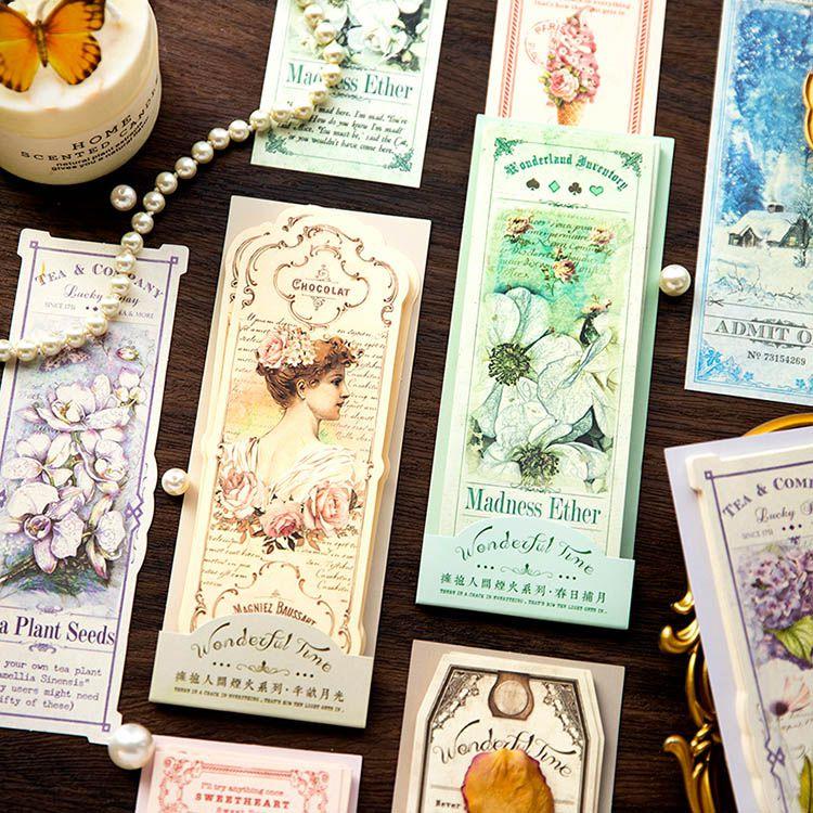 海外 デザインペーパー 縦長 素材紙 縦185mm×64mm 大判サイズ 海外