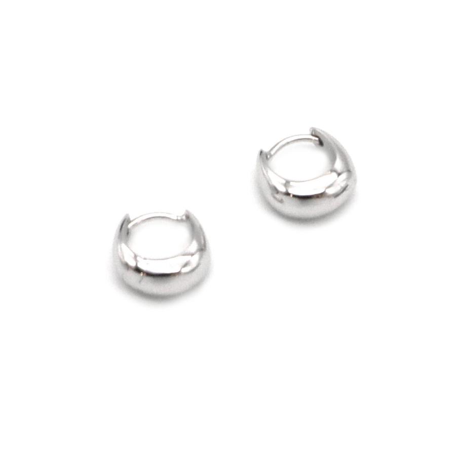TOM WOOD（トムウッド） フープピアス スターリングシルバー アイス