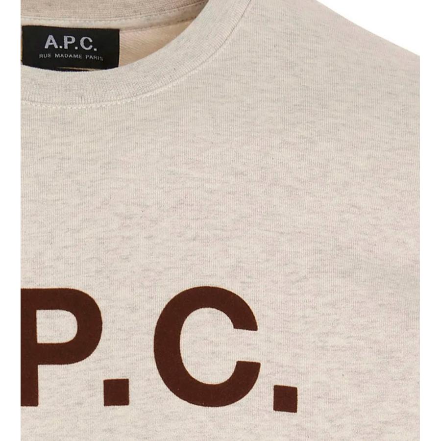 A.P.C.（アーペーセー） ロゴスウェットトレーナー メンズ フロッキー