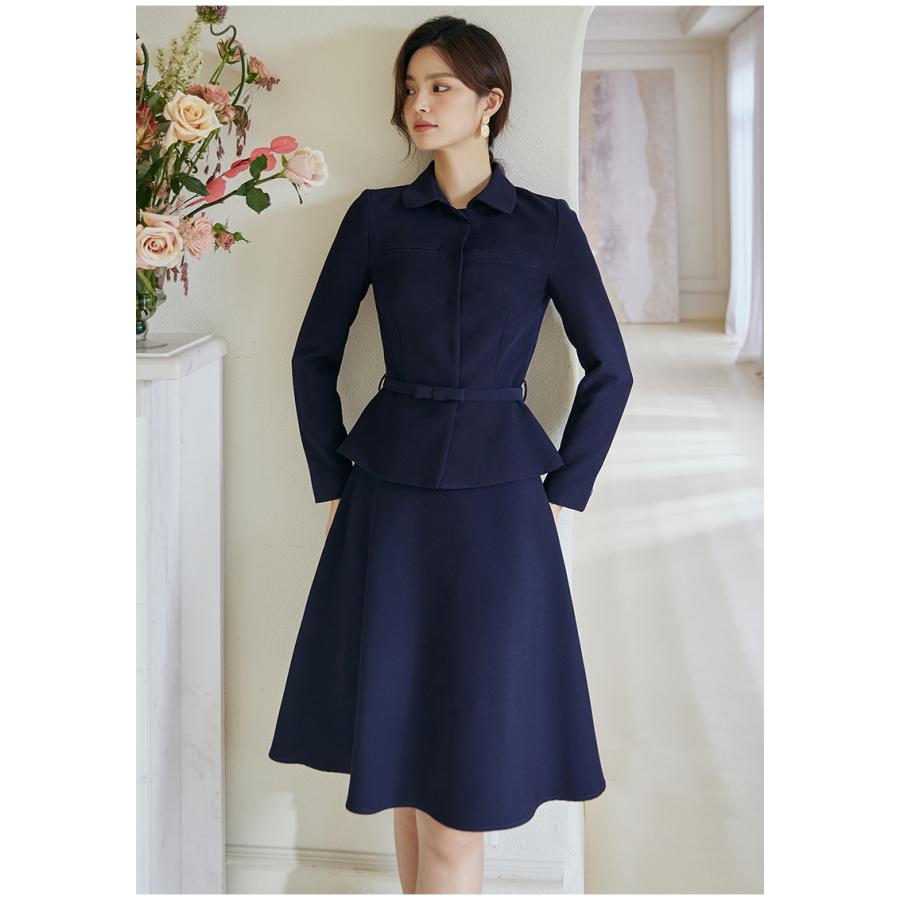 顔合わせ 母親 スーツ アンサンブルスーツ 春 秋 冬 卒業式 入学式