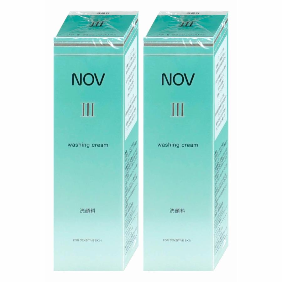 NOV III [2個セット]ノエビア NOVノブ ウォッシングクリーム 120g×2本
