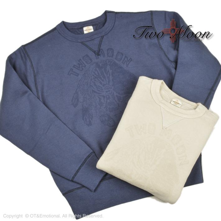 Two Moon（トゥームーン） トゥームーン（TwoMoon）両Vスウェット TWO