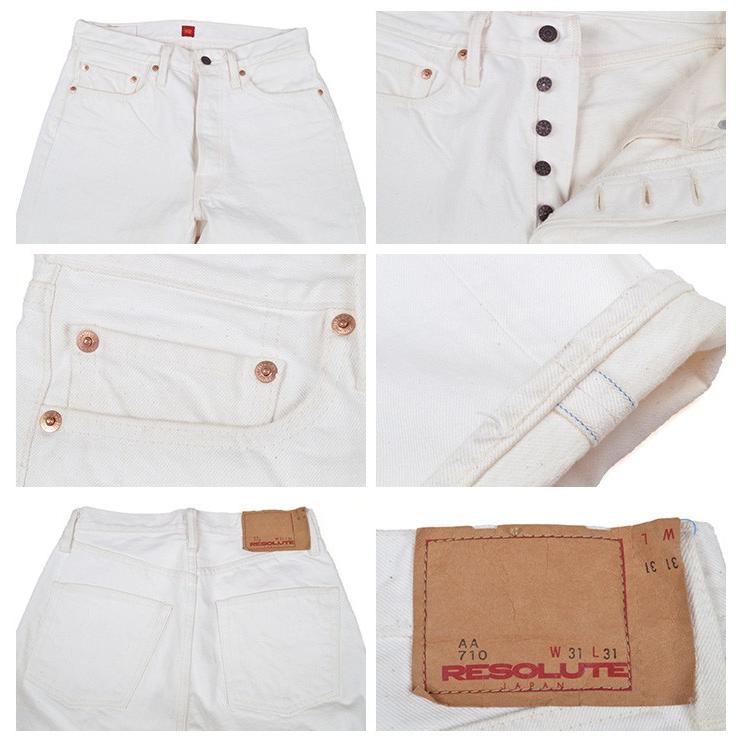 RESOLUTE（リゾルト） 10周年限定ホワイトジーンズ Lot AA710