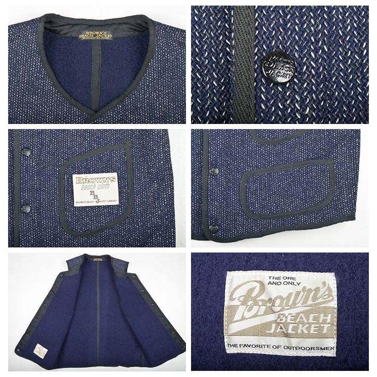 BROWN'S BEACH JACKET（ブラウンズビーチジャケット） ローネック