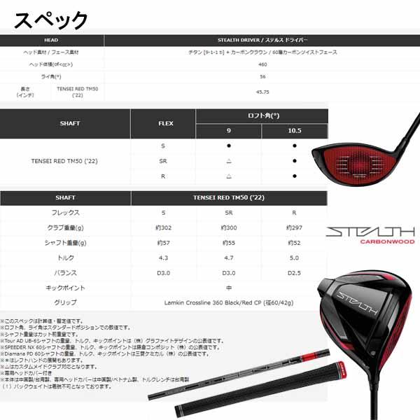 STEALTH テーラーメイド ステルス ドライバー TaylorMade DRIVER