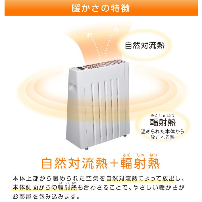 ユーレックス（eureks） ヘリテイジヒーター EHT-M15QDF 日本製 省エネ