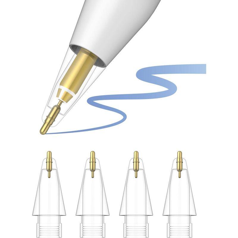 金属製4個入り アップルペンシル 交換用ペン先 MEKO Apple Pencil 第1